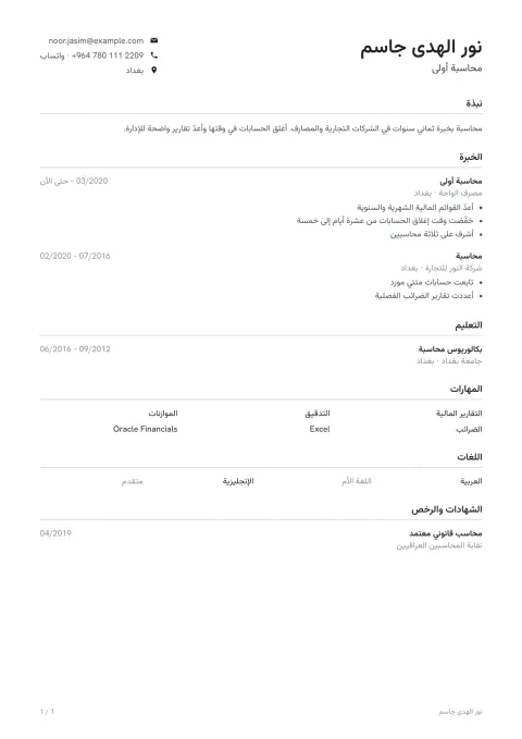 سيرة ذاتية بقالب برلين